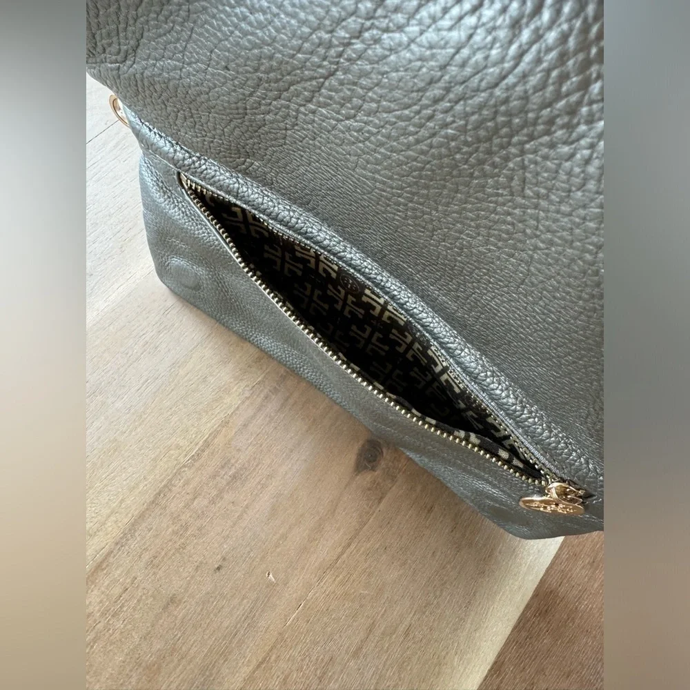 Tory Burch Metallic Clutch